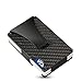 Price comparison product image SEMLIMIT Premium card case - with money clip made of carbon, NFC & RFID protection - wallet for 1 to 15 credit cards - men & women | free e-book
