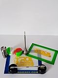 clavo quirurgico titanio para tibia 5 x Silicona de la jarra Juego de 2 herramientas de dab deluxe con carb cap, clavo de titanio, grado 14/18 mm, alfombrilla de silicona