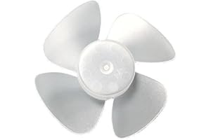 ABCSWEET Pale di plastica trasparente ventole asciugacapelli universale motore ad alte prestazioni ventola di plastica 4 pale ventola di ricambio in plastica