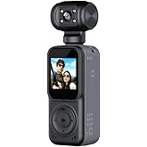PRS-SP10 Mini Aksiyon Kamerası, 2K HD, Gece G&ouml;r&uuml;şl&uuml;, WiFi Bağlantılı, 180&deg; D&ouml;ner Lens, Bisiklet Aparatı Dahil