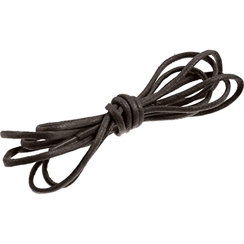 Preisvergleich Produktbild runder gewachster Baumwoll-Schnürsenkel 5mm*100cm in braun