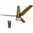 Crompton Energion Roverr Smart iOT Enabled 1200mm BLDC Ceiling Fan | Light Dimming Feature | Remote Control | 5 Years Warranty (Shimmer Brown), Pack of 1