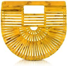 Cult Gaia Women's 20002Acmarmimarigold Yellow Acrylic Handbag