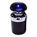 Produktbild Eastlion Led Licht Auto Aschenbecher (schwarz, 10 x 7,5 cm x 6 cm) für Haus, Büro, Reise, Auto
