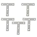 Produktbild Sharplace 5 Stücke Flache T-Form Reparatur Versteifungsblech Anschliessend Klammer Silber