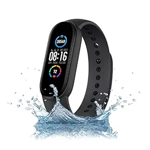 Ml Smart Band 4- Fitness Band, Up-to 20 Days Battery Life, Color AMOLED Full-Touch Screw (Black)