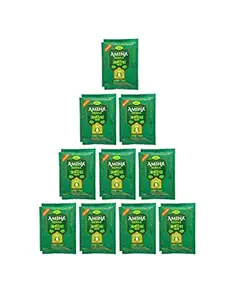Amina Herbal Henna Mehndi Powder Green ,500 g (Pack of 10)