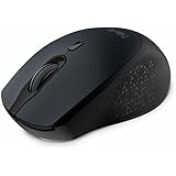 HAVIT 2.4G Wireless Mouse 2000DPI Optical Mini Portable Mobile with USB Receiver, 3 Adjustable DPI Levels, 4 Buttons for Notebook, PC, Laptop, Computer, Macbook, Black