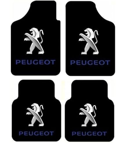 Tapis De Sol Sur Mesure Pour Peugeot 308 / 308 SW (2007-2013) - Conducteur - Noir - Antidérapant Avec Clips