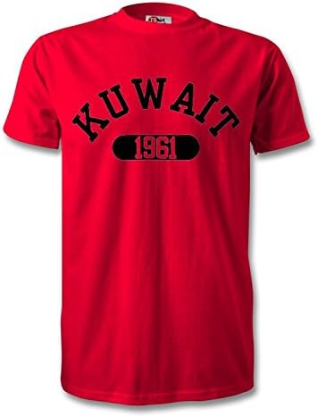 Kuwait Independence 1961 T-Shirt Red/Black - XXL