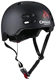 Robuster Helm mit umfangreichen Schutz beim Fahren von Stunt-Scootern. Besonders leicht und stabil für Sicherheit auch bei schnellem Tempo.