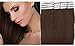 PU Tape Skin Remy 100% Human Hair Extensions, 20pcs/set16 inches color 4-dark brown/medium dark brown chocolate brown?full head advise 3-5 sets?