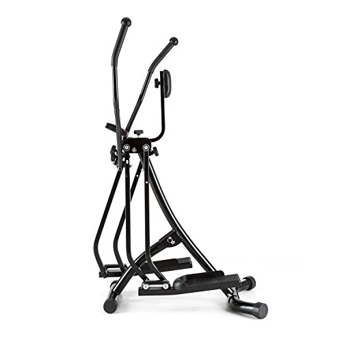 Klarfit Bogera X Crosstrainer • Air Walker • Heimtrainer • Ergometer • Trainingscomputer mit LCD-Display • niedriger Einstieg • leise • klappbar • 100 kg max. • platzsparend • Pulsmesser • schwarz - 3