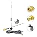 Price comparison product image Eightwood 4G Antenna SMA Antenna 868Mhz 3m Cable Portable Base + SMA Cable (RG178 15cm) Compatible for 4G Router Huawei Walkie Talkie CB Radio Antenna Raspberry Kit Fibaro ELV Kit