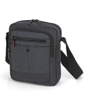 GABOL , Herren Schultertasche Schwarz Schwarz
