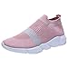Produktbild friendGG Freizeit Damen Draussen Mesh Rutschfest Sportschuhe Lauf Atmungsaktiv Schuhe Turnschuhe, Mode Sommer Beiläufig Jeden Tag, Party, Strand, Arbeit, Freizeit