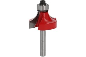 Fresa Freud per raccordare a 2 taglienti in metallo duro HW con cuscinetto. Codolo gambo A=6 mm, raggio R=9,53 mm, diametro di taglio D=31,8 mm, altezza di taglio h=18 mm, - 34-11406P - F03FR01780