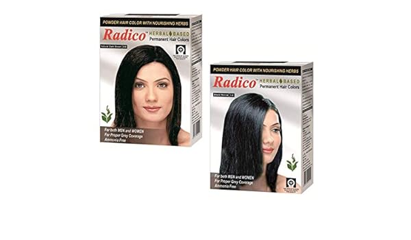 Buy Radico Natural Black Hair Color With Natural Dark Brown