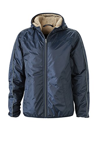 James & Nicholson Herren Jacke Jacke Winter Sports Jacket blau (Navy/Camel) Large