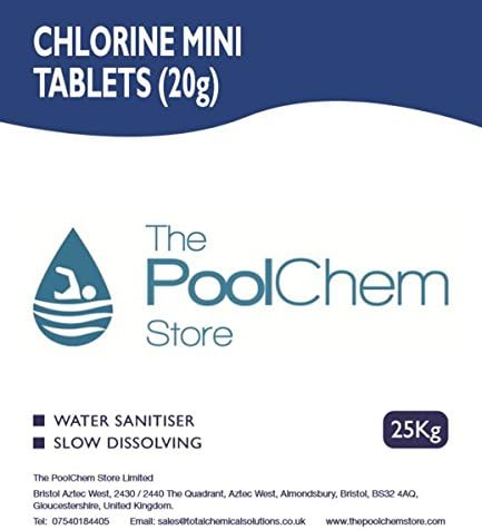 1x25kg Pool Mini Chlorine Tablets BY SPACHEM - Multifunction for Hot Tubs Swimming Pools Spa – Bulk Buy
