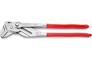 Knipex Pinza Chiave Xl Pinza e Chiave in Un Unico Utensile Cromata, Rivestiti in Resina Sintetica 400 Mm 86 03 400