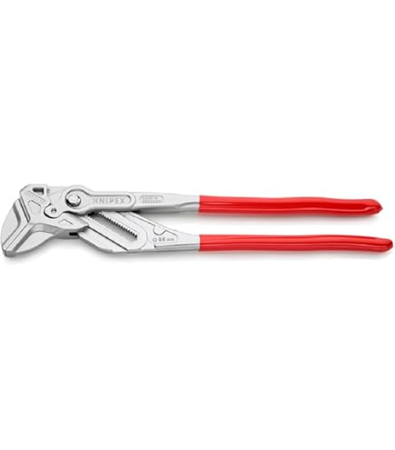 Tangsleutel met 2-componentengrepen 250mm zwart KNIPEX