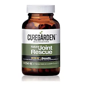 Curegarden Joint Rescue | Natural Joint Health Rejuvenator with Curcumin (BCM-95) & Boswellia Boosts Bone Integrity, Joint Mobility & Joint Health