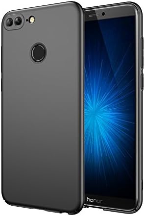 EIISSION Huawei Honor 9 Lite Case,Ultra slim and light soft matte surface painting protective Phone Case (Black)