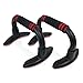 Produktbild diMio Erwachsene Pushup Bars Paar Liegestützgriffe, Schwarz/Rot, One Size