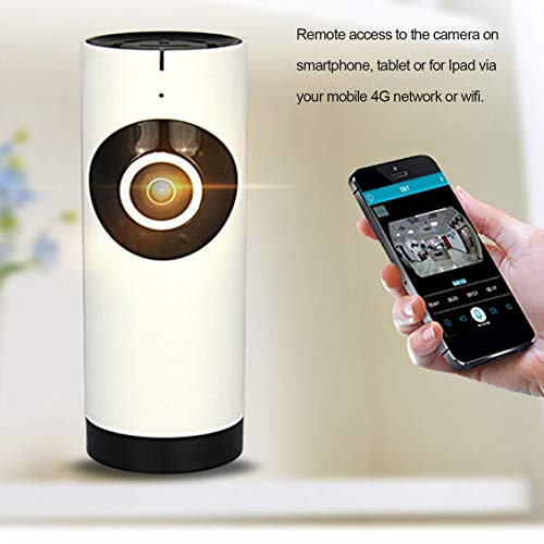 Preisvergleich Produktbild fghdfdhfdgjhh HD 720P Haushalts-Handy-Überwachungsüberwac... Kamera 180 Grad WiFi Baby Pet Monitor-Überwachungskamera