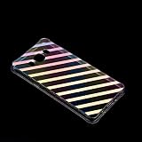 Hülle Samsung Galaxy J7 2016,Galaxy J7 Hülle Silikon,Galaxy J7 2016 Schutzhülle,Felfy Ultra Slim Ultradünn Case Soft Gel Weich Flexibel TPU Silikonhülle mit IMD Doppelseitig Plating Farbe Gradient Farbe Design Durchsichtig Klar Protective Scratch Resistant Bumper Handytasche Case Back Cover für Samsung Galaxy J7 2016 [Diagonale Streifen] + 1x Silver Stylus+ 1x Bling Dust Plug [Zufällige Farbe] - 3