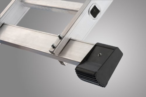 Hailo 7412-031 Alu Universalleiter 4×3 Sprossen mit Metall-Plattform - 9
