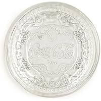 Excelsa Coca Cola Plato Frutas Vintage, cristal, transparente, 20 x 20 x 1.5 cm