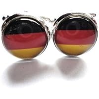 Manschettenknöpfe Accessoires Deutschland Flagge Hochzeit Feier Anlässe