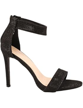 Elara Damen Pumps | Knöchelriemchen Sandaletten | Bequeme Stilettos