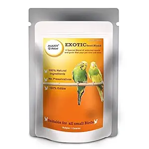 Maisy Paw Natural Budgies Bird Food, Seed Mix, Grains & Nuts, 1200 g
