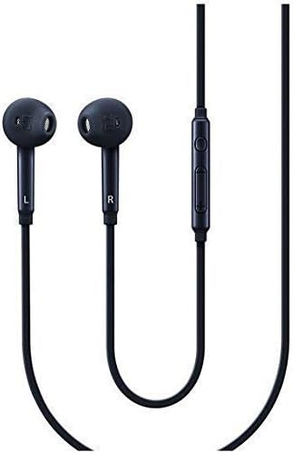 New Black OEM Samsung 3.5mm PREMIUM SOUND Stereo Earbud Headphones for Galaxy S5 S6 S6 Edge + Note 4 5 EO-EG920BB - Comes with extra Eargels!!!