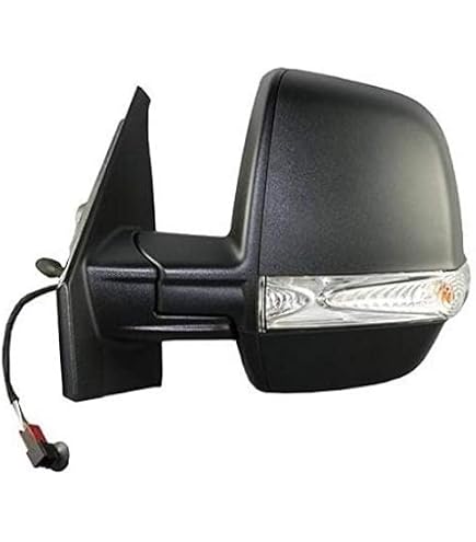 Specchietto Retrovisore Sinistro Termico Con Fanale Per Audi A3 3 Porte 2008-2012 - Calotta Da Verniciare, 8 Pin