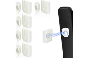 TSASWEET 5 Porta Telecomando ad Alta Magnetica da Parete Supporto porta Telecomando Senza Foratura Portatelecomando da Muro per Appendere Vari Telecomandi, Magneti Forti (Bianco)