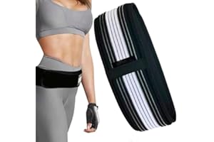 Qosigote Iliosakralgelenk Gürtel, Orthogürtel, Rutschfester Verstellbarer OrthoGürtel Atmungsaktiv Diskreter Komfort Für Becken, Taille, Rücken Und Bauch (Schwarz,120cm)