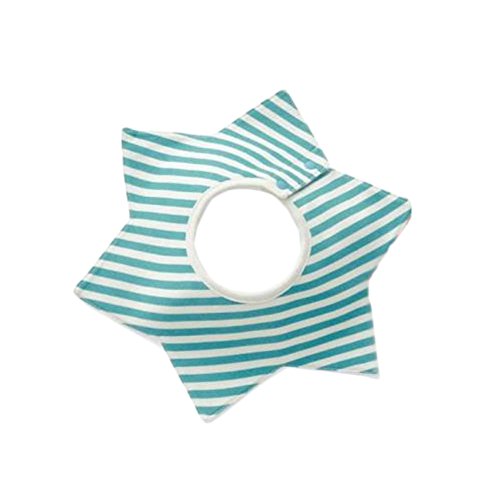 Lovely Cotton Waterproof 360¡ãRotated Buckle Baby Bib Saliva Towel Stripe