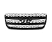 Produktbild für Hyundai Santa Fe Cm Sm 04-09 Kühlergrill Chrom Schwarz