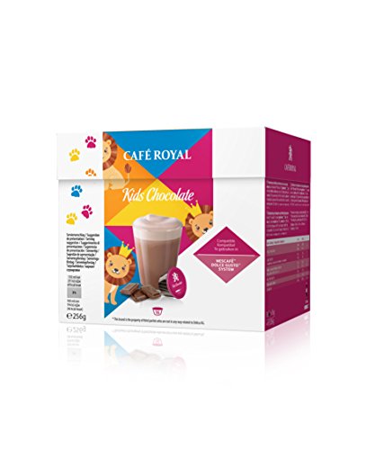 Café Royal Kids Chocolate Neue Generation, 48 kompatible Kapseln für Nescafé Dolce Gusto, 3er Pack (3 x 16 Kapseln)