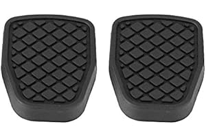 Hlyjoon 2Pcs Car Brake Clutch Pedal Pad Cubierta de goma, 36015GA111 Auto Foot Pedal Pad Fit para Impreza WRX Forester MT Baja Loyale 7.5 * 5.3cm / 2.9 * 2.1in