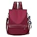 Produktbild Damen Rucksack Handtaschen Nylon Daypack Umhängetasche Reiserucksack Backpack PU Leder Anti Diebstahl Tasche für Schule Reise Arbeit