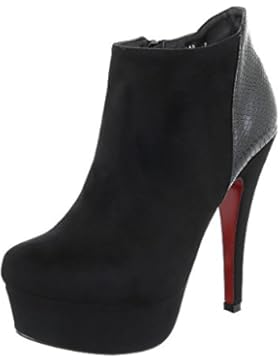 Ankle Boots Damenschuhe Chelsea Boots Pfennig-/Stilettoabsatz High Heels Reißverschluss Ital-Design Stiefeletten