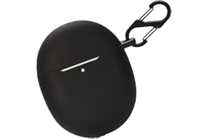 BIIULHCI Silikonowe etui do Xiaomi Redmi Airdots 3 Pro / Buds 3 Pro, odporne na uderzenia etui ochronne i skóra, etui ochronne do Xiaomi Redmi Airdots 3 Pro / Buds 3 Pro z breloczkiem (czarne)