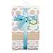 Luvable Friends 4 Pack Flannel Receiving Blankets (Tan Dots)
