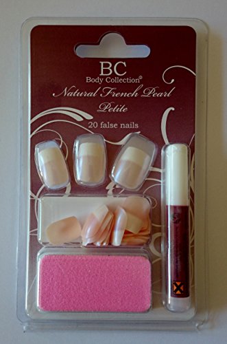 Body Collection Natural French Pearl Petite Manicure Nails Carded