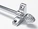 Price comparison product image Simplicity Quality Stair Rods 3/8" x 36" Chrome Flat bar Pineapple Finial